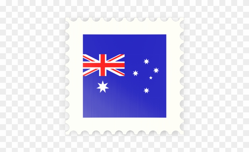 Illustration Of Flag Of Australia - Australia Flag Stamp Png Clipart #1917017