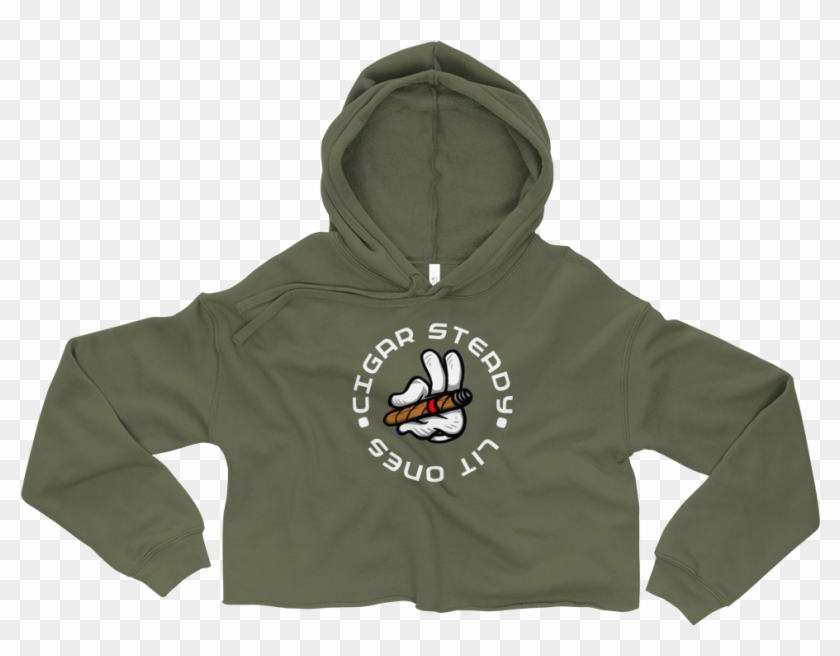 “lit Ones” Crop Hoodie - Sweatshirt Clipart