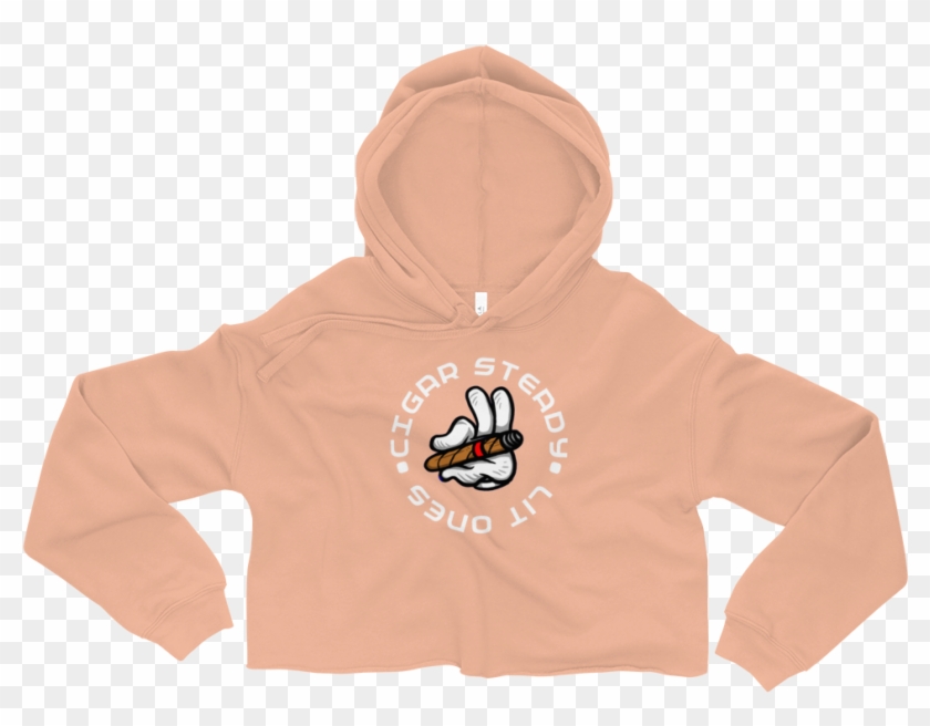 “lit Ones” Crop Hoodie - Cropped Hoodie Mockup Clipart