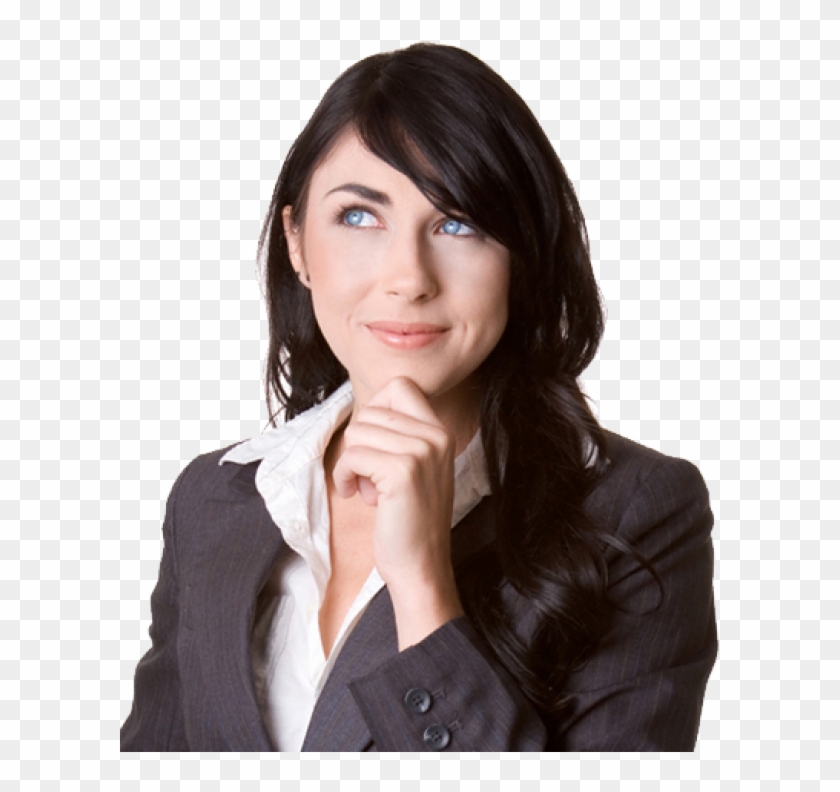 Thinking Woman Png Free Download - Thinking Woman Transparent Background Clipart