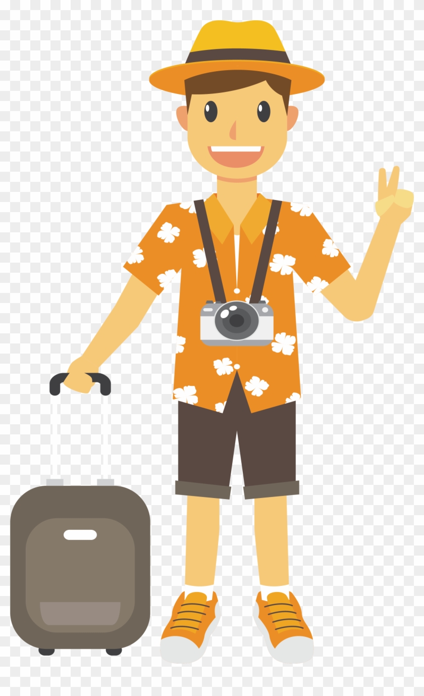 Tourism Euclidean Vector Clip Art - Tourist Clipart Png Transparent Png #1918053