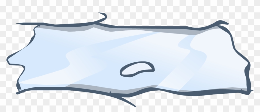 Weathered Path - Club Penguin Ice Furniture Clipart