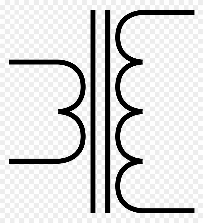 Transformer Step-up Iron Core Clipart #1918436