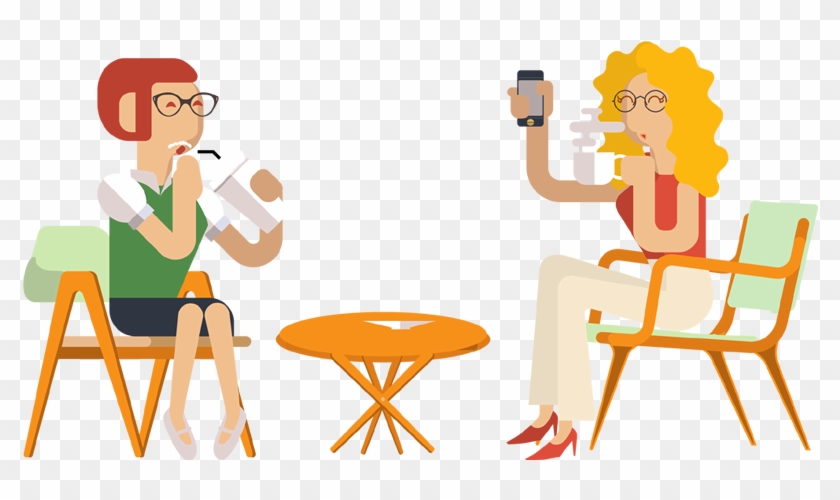 Freeuse Download Tourist Clipart Woman Traveler - Drink Coffee Clipart Png Transparent Png #1918894