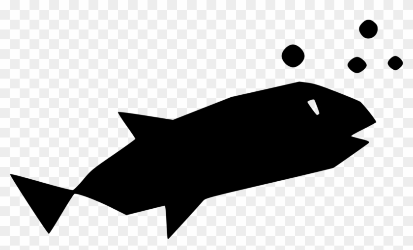 Fishing Shark Background - Fish Fin Background Clipart #1918965