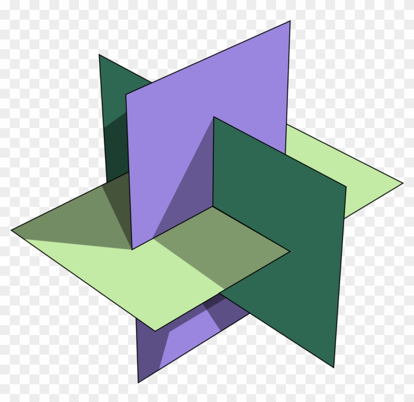 File - Octant Planes - Svg - 3d Geometry Planes Clipart