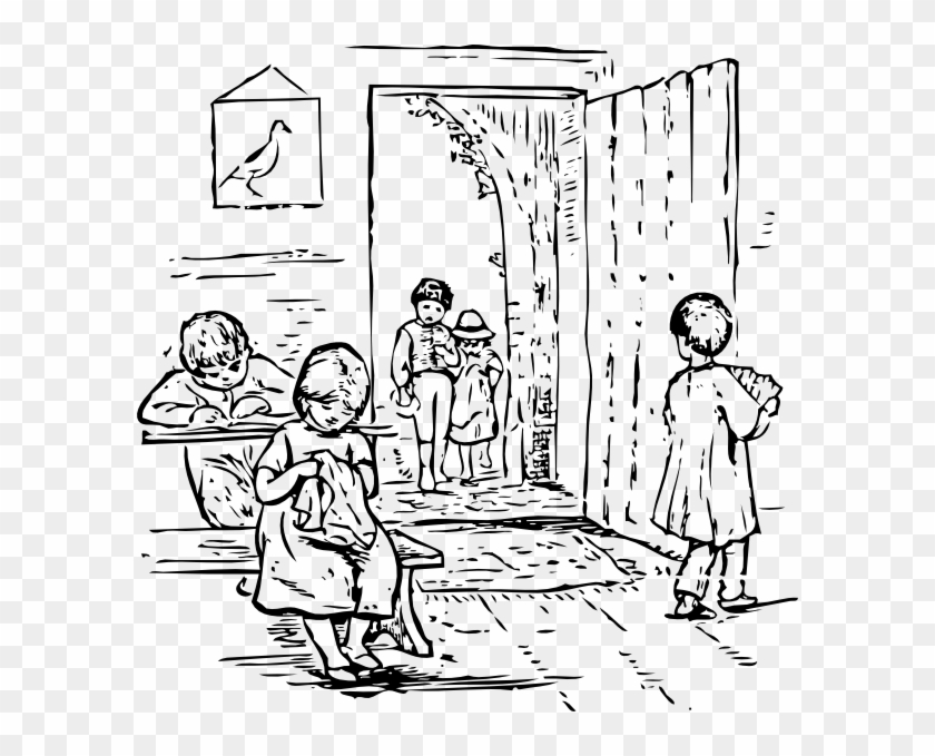 For School Png - Cartoon Pictures Of Child Late For School Clipart #1919720