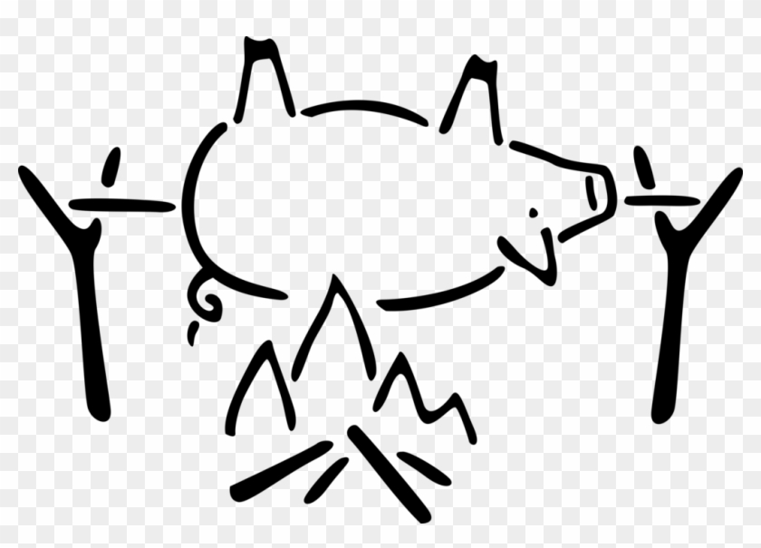 More In Same Style Group - Pig On A Spit Svg Clipart