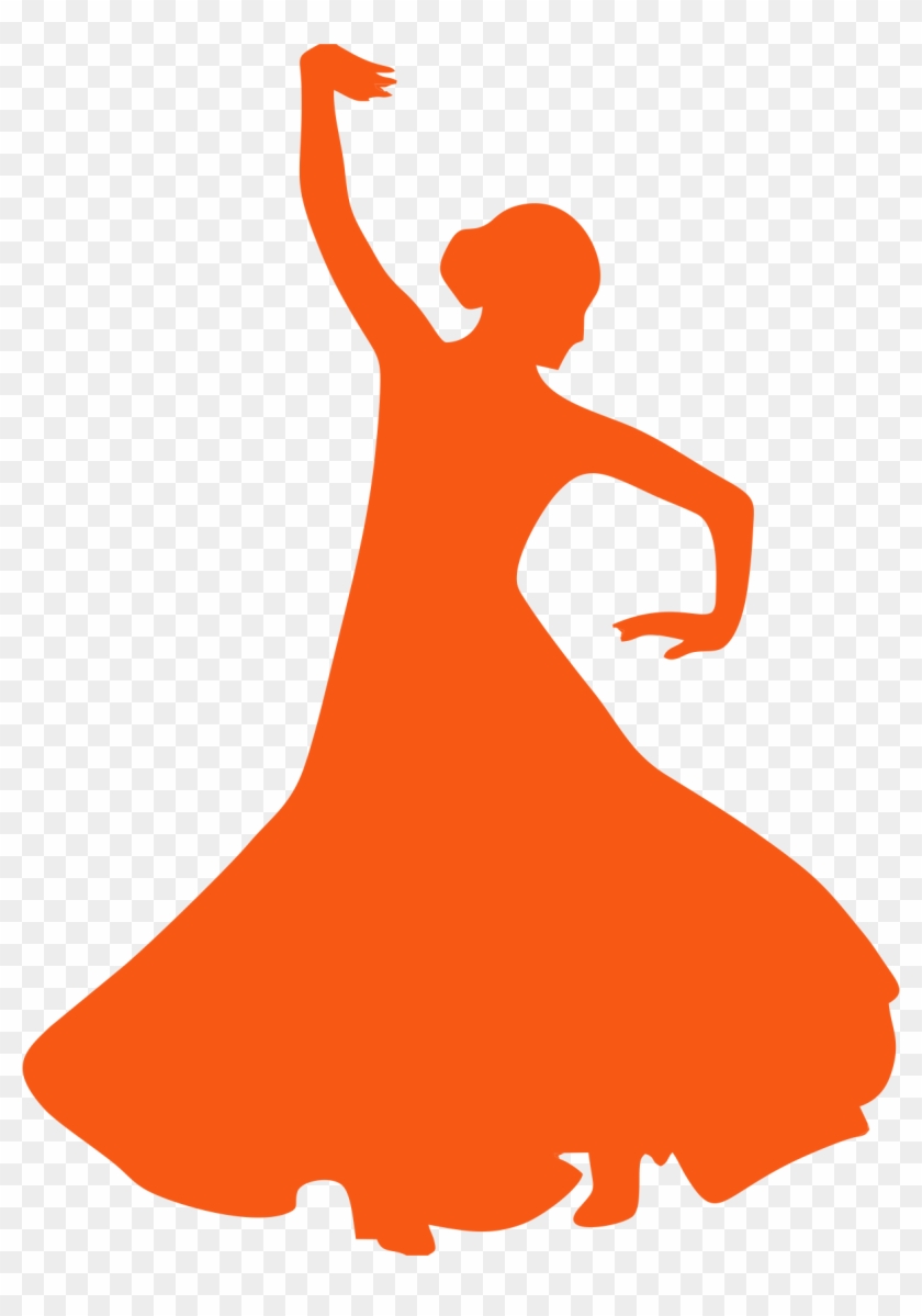 Super Sculpt Dance & Fitness - Flamenco Dancer Silhouette Png Clipart