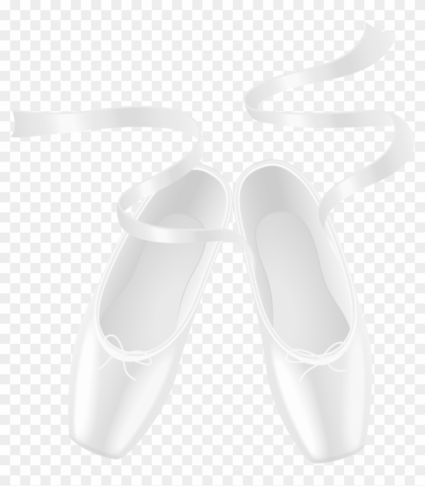 Ballet Shoes Png Clip Art 1380 Dance Clipart Rose - Sandal Transparent Png #1920165
