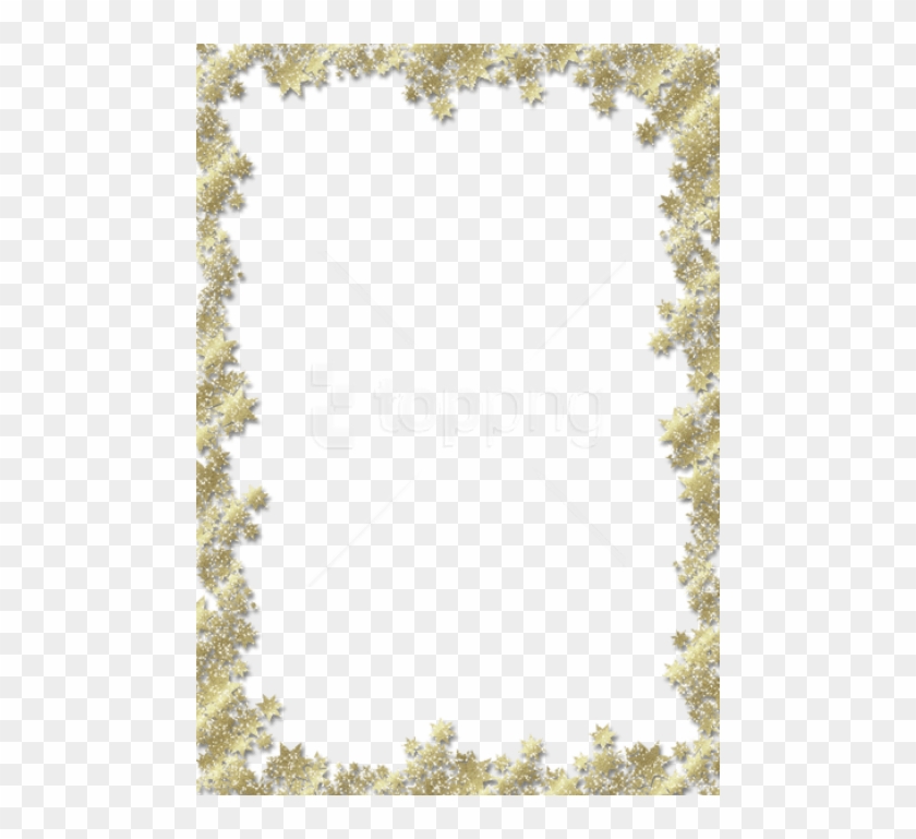 Free Png Best Stock Photos Frame With Gold Stars Background - Gold Star Frame Png Clipart #1920315