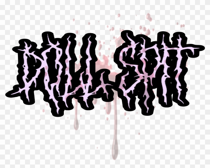 #font #blood #gore #doll #spit #gothic #messy #metal - Calligraphy Clipart #1920684