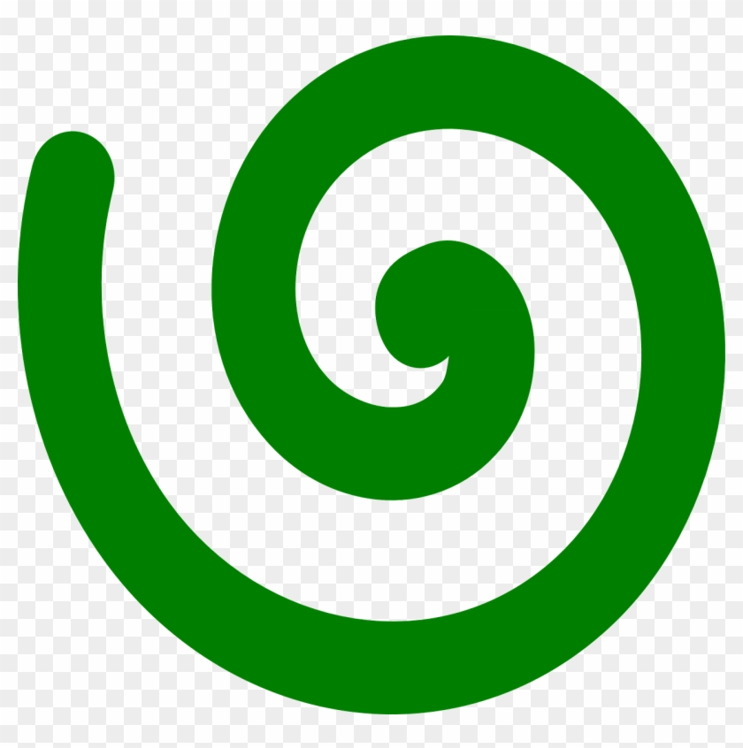 Vector Graphics, - Espiral Verde Clipart