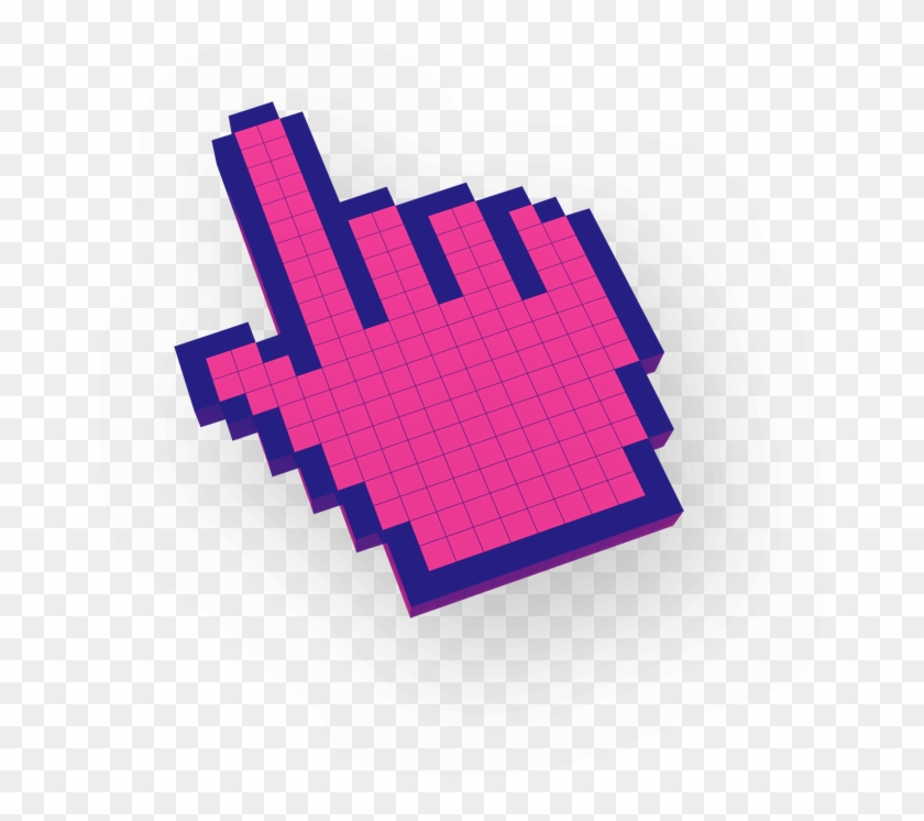 Digital Pointer Cursor In 3d - Cursor Clipart