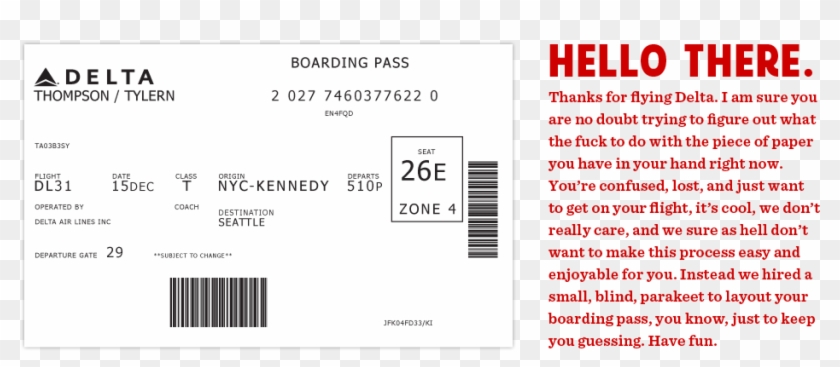 Boarding Pass / Fail Clipart