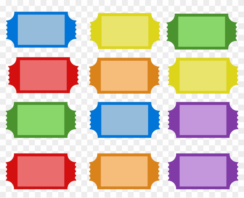 Tickets - Blank Reward Tickets Clipart