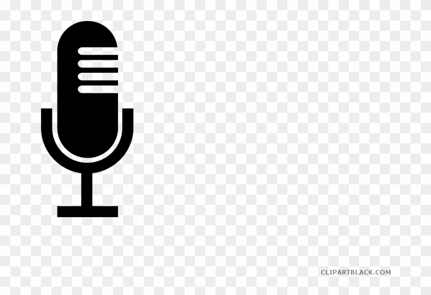 Svg Royalty Free Stock Microphone Clipartblack Com - Png Download #1921692
