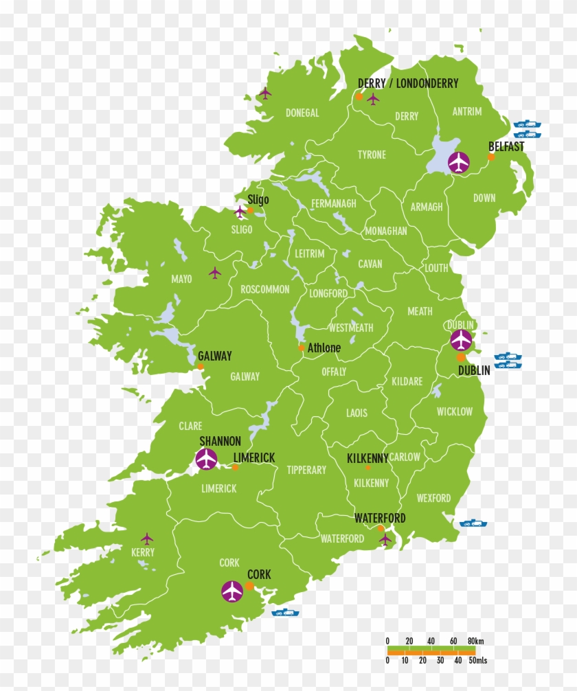 View Ireland Map Clipart #1921917