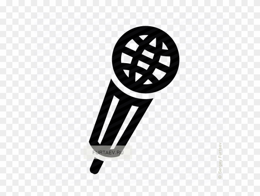 Vector Mic Reporter Clipart