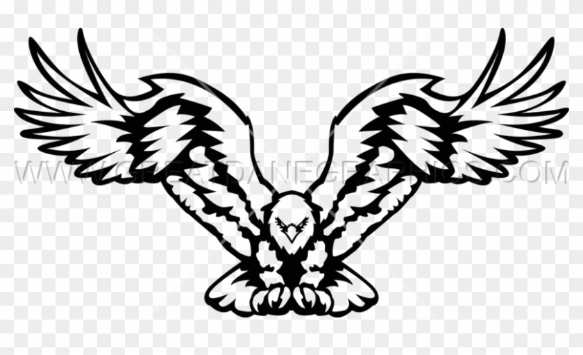 Eagle With Open Wings Clipart #1923027