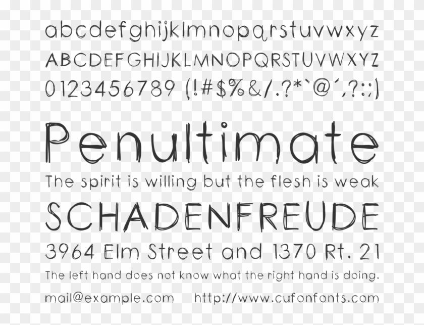 Twigs Font Preview Clipart #1923110