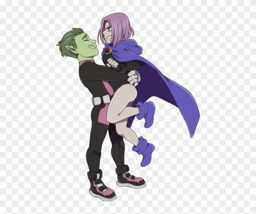 Beast Boy And Raven - Rachel Roth X Garfield Logan Clipart