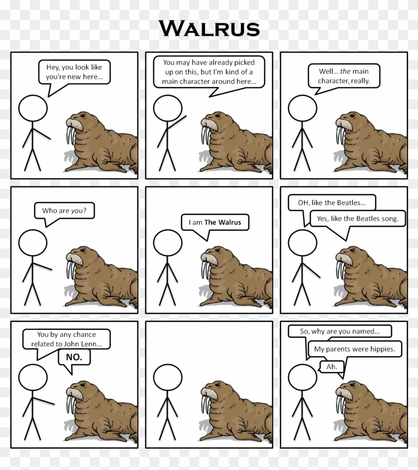 Walrus - Walrus Comics Clipart #1924298