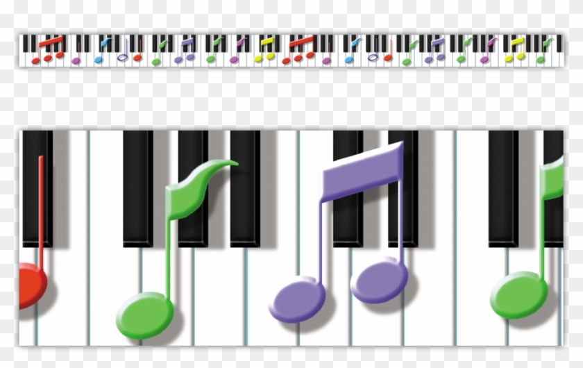 Tcry1538 Keys To Music Border Trim Image Clipart