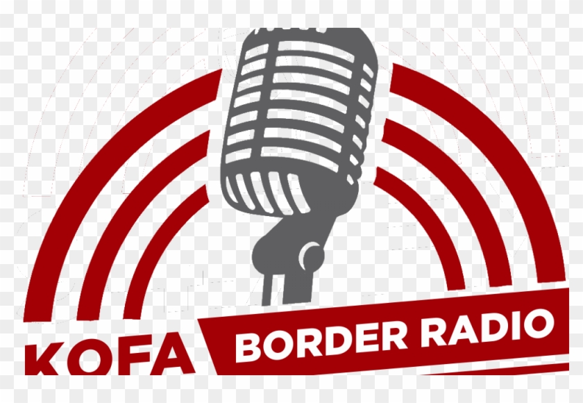 Kawc Announces More Music With Border Radio Clipart #1925600