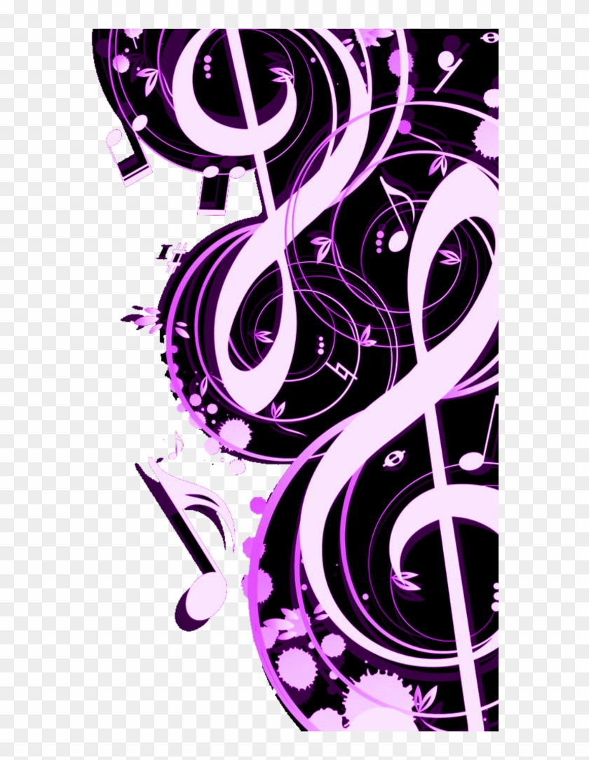 #mq #pink #music #notes #note #border #borders Clipart #1925664