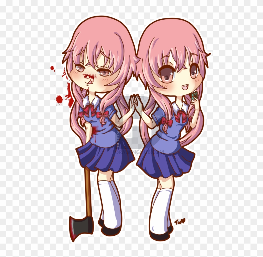 Yuno Gasai - Yuno Gasai Chibi Clipart #1925844