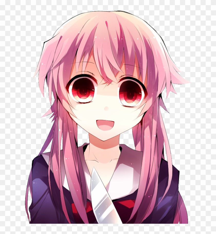 Mirai Nikki Or The Future Diaries - Yuno Gasai Clipart #1925903