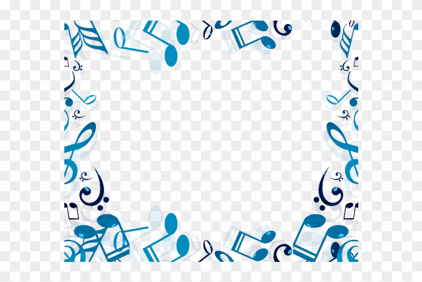 Border Clipart Music - Transparent Background Music Border - Png Download