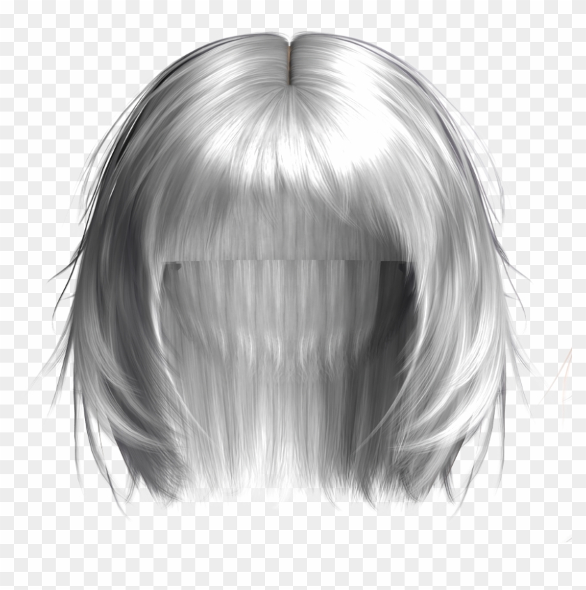 Tubes De Pelucas Png - Cabelo Branco Peruca Png Clipart #1926065