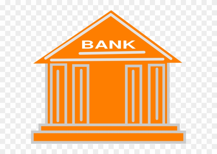 Free Icons Png - Bank Building Bank Clipart Transparent #1926564