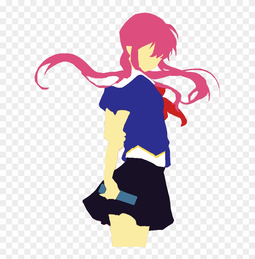 Clipart Transparent Download Gasai Yuno Popart Effect - Yuno Gasai Phone Background - Png Download