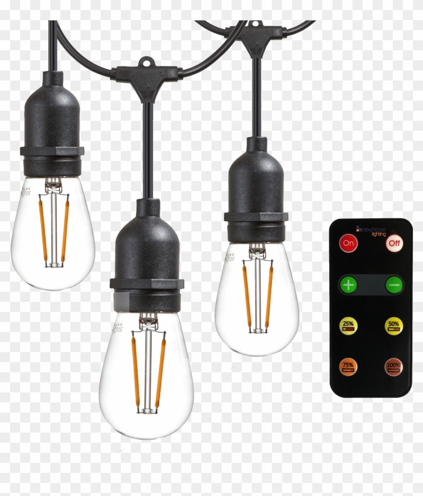 Led String Lights With Weatherproof Technology, Dimmable - 60 Watt String Lights Clipart #1926851