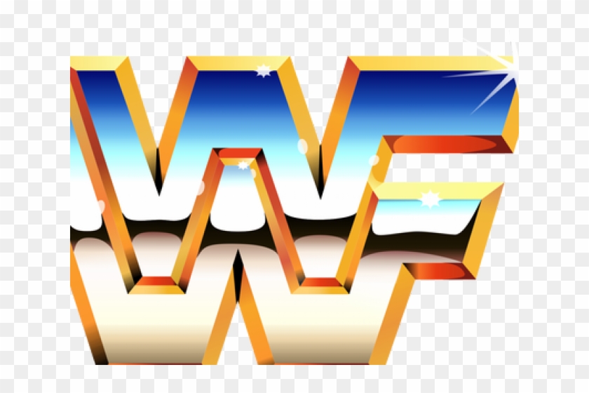 Wrestler Clipart Wrestling Match - Old School Wwf Logo - Png Download #1926974