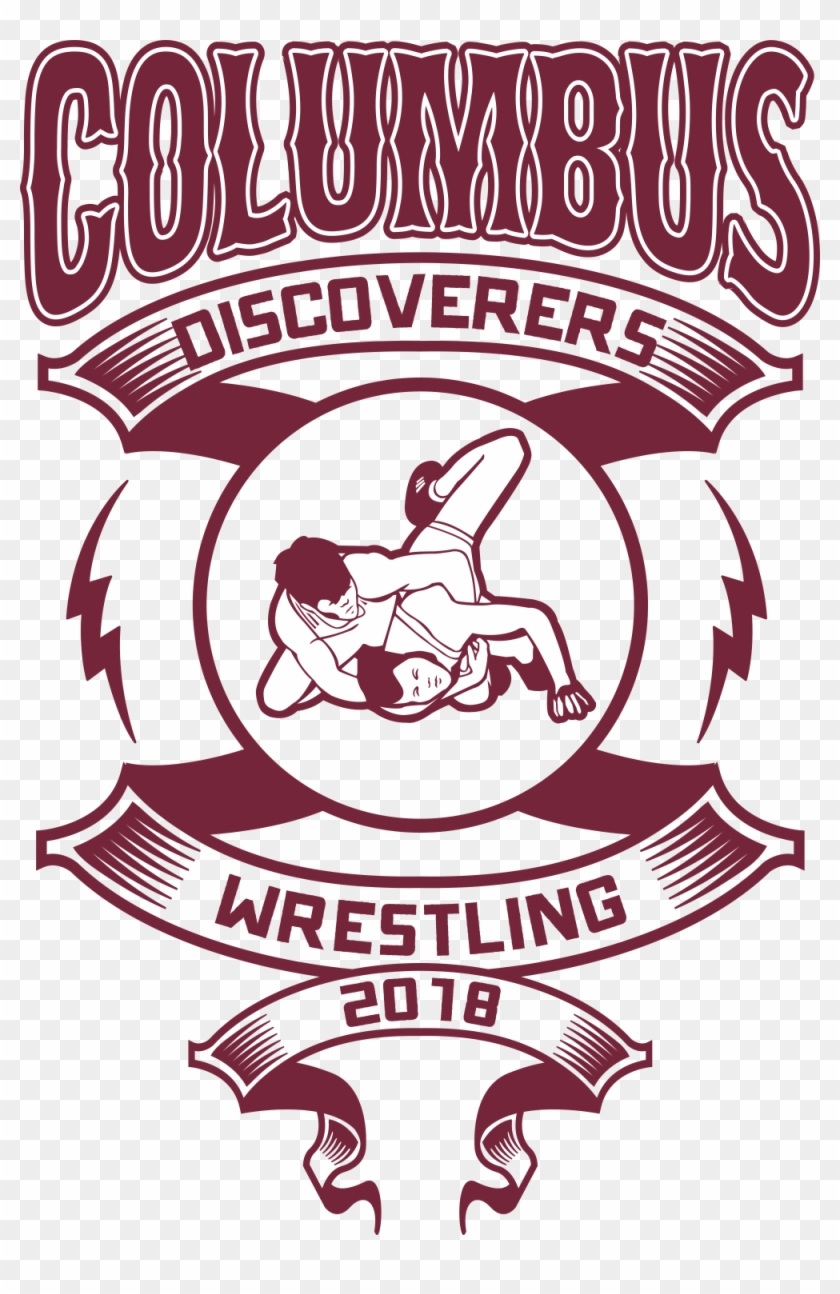 Wrestling Banner Design 100% Gildan Ultra Cotton T-shirt - Illustration Clipart #1927010