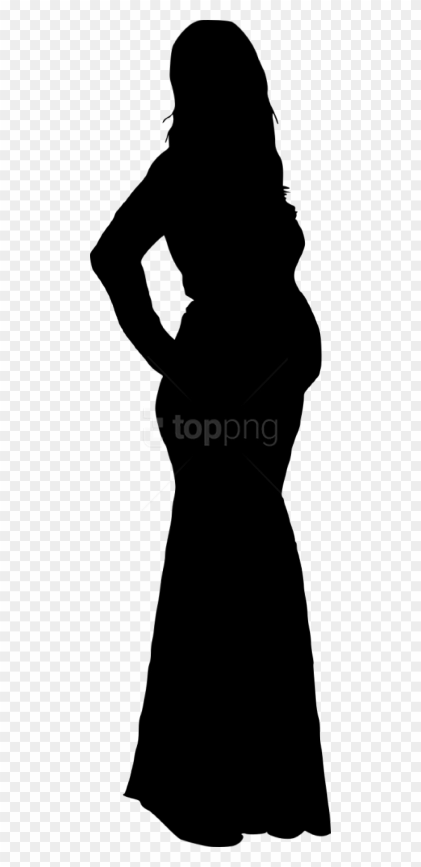 Free Png Pregnant Woman Silhouette Png Clipart #1927252