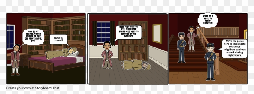 The Tell-tale Heart - Cartoon Clipart