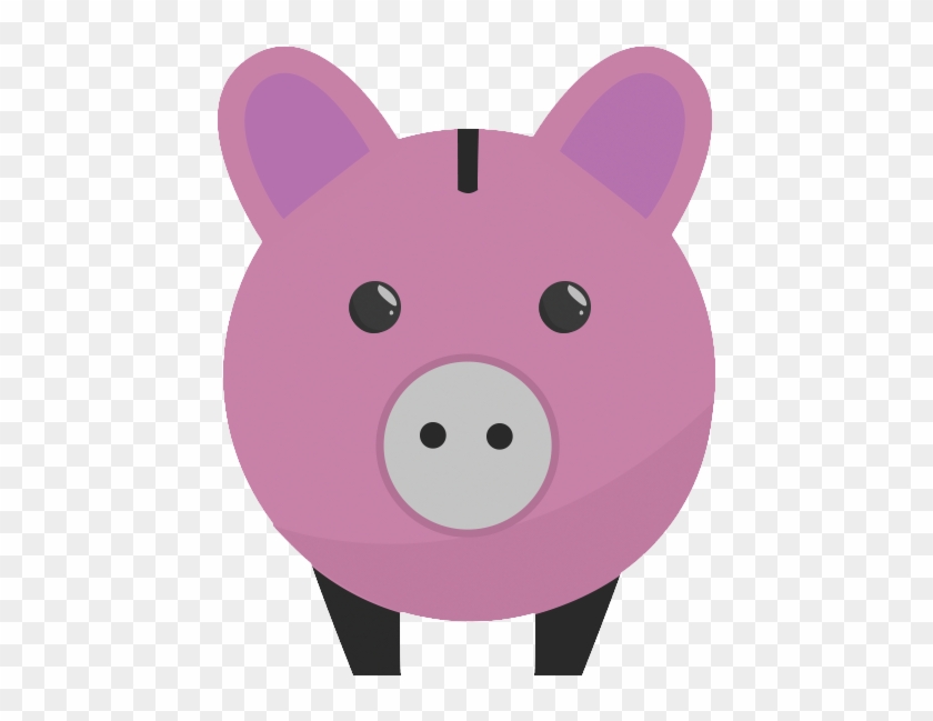 Piggy Bank Icon - Cartoon Clipart #1927497