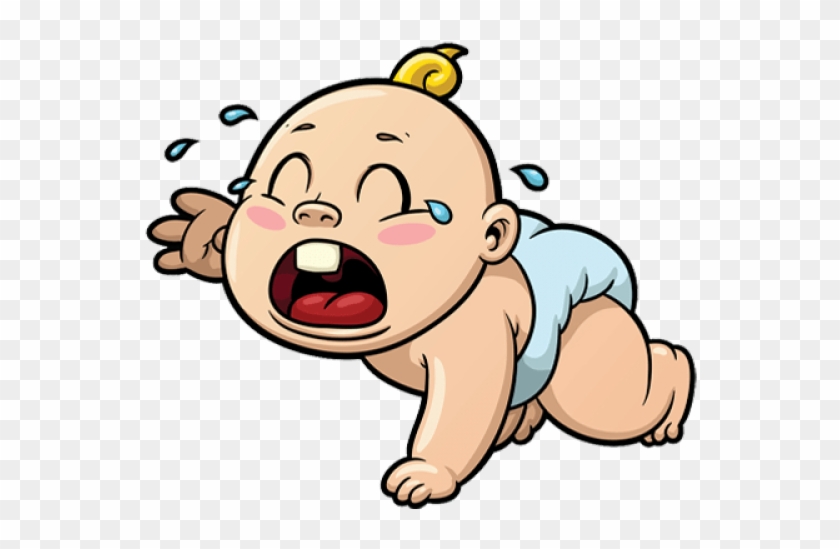 Crying Clipart Baby Cry - Baby Cry Cartoon Png Transparent Png #1927616