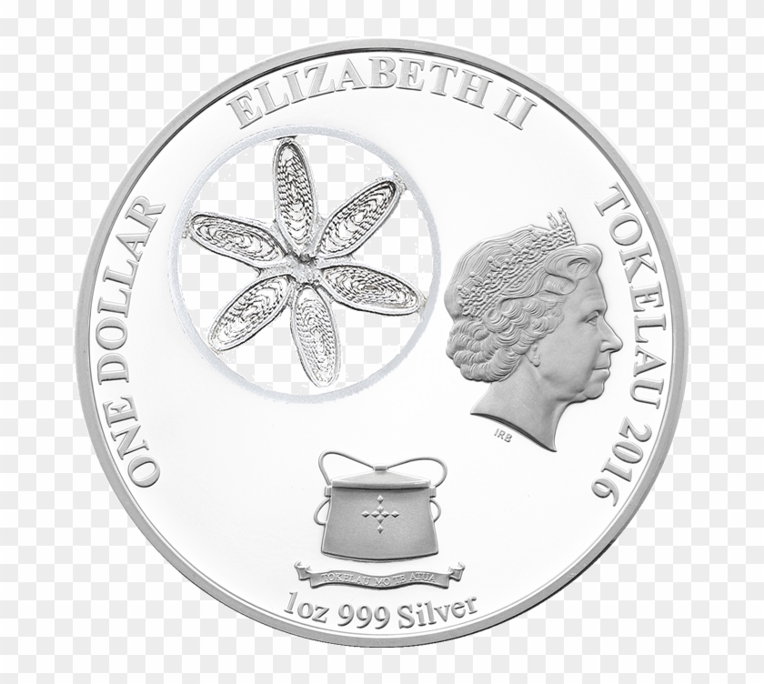 Snowflake 1oz Silver Filigree Coin Tokelau 2016 Ob - Fort Mchenry National Monument And Historic Shrine Clipart #1927685