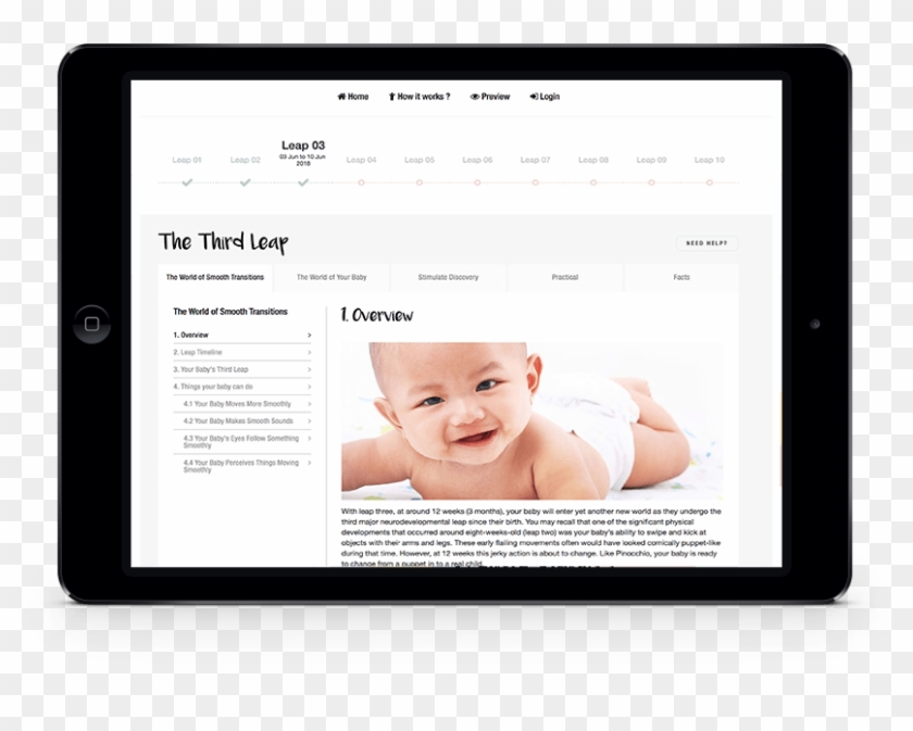 The Wonder Weeks Online Guide - Laughing Baby Girl Clipart