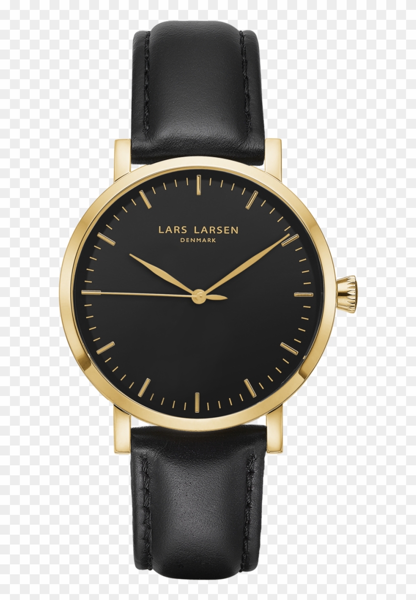 Gold Watch Png - Men's Watch Brown Leather Clipart
