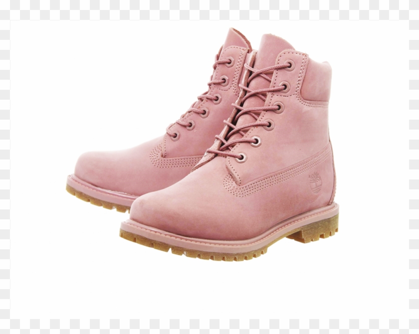Timberland 6 Inch Pink 2 - Work Boots Clipart