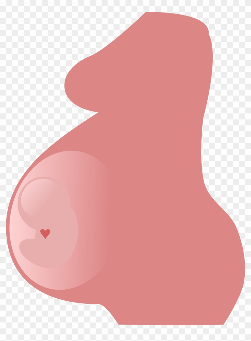 Clip Art Pregnant Belly , Png Download - Pregnant Belly Clipart Transparent Png #1927952
