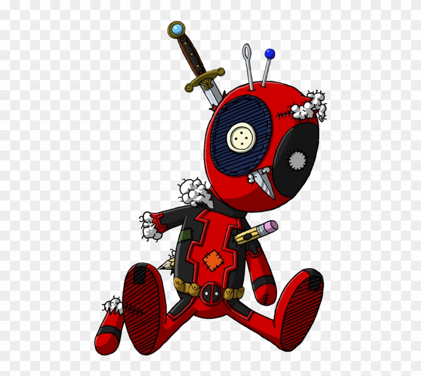 Deadpool Voodoo Doll - Illustration Clipart #1928254
