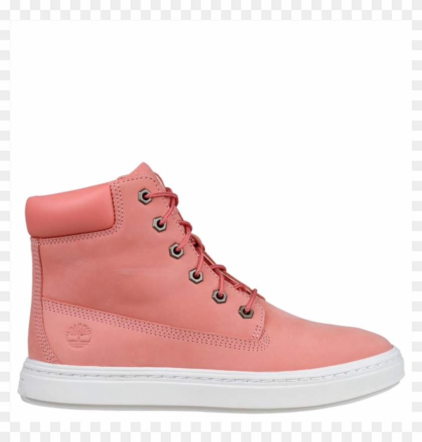 pink timberland laces